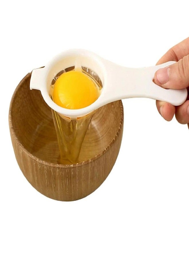Oblivion Egg Yolk Separator - Egg White & Yolk Filter Divider - Egg Strainer Spoon Separator for Baking, Cooking & Kitchen Use - Easy, Fast, Mess-Free & No Yolk Slips Egg Separation Tool (Pack of 7) - Image 5